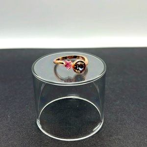 Fragrant jewels Moon Ring